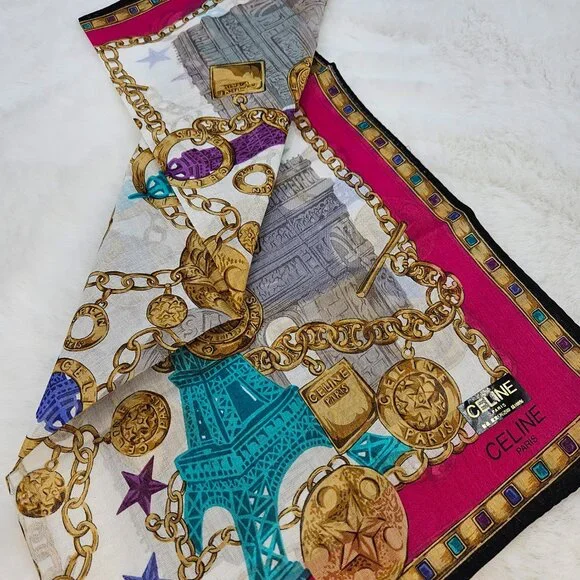 Céline Designer handkerchief - Picture 7 of 9